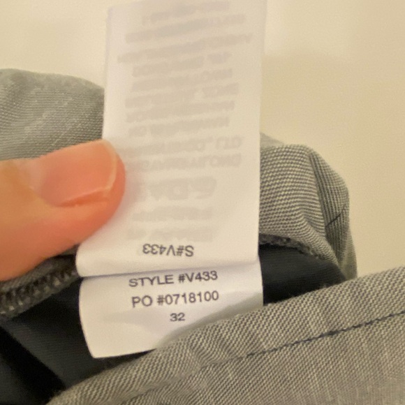 Vuori Collins Chino Pant Gray Size 32 - Picture 4 of 5